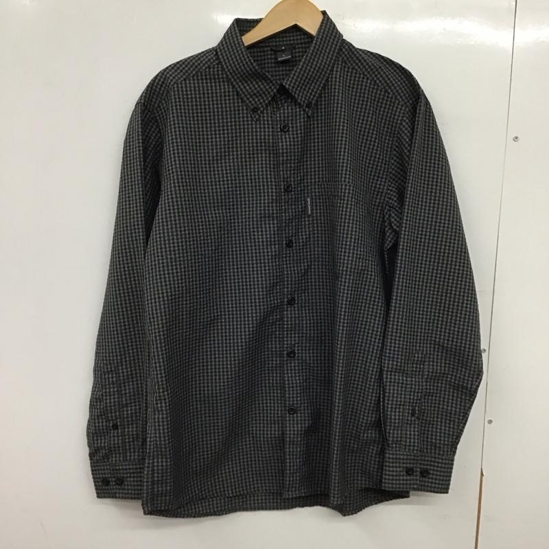 モンベル mont-bell シャツ、ブラウス 長袖 長袖シャツ チェックシャツ カラーシャツ ボタンダウンシャツ L チェック マルチカラー / マルチカラー / multicolor メンズ USED 古着 中古 10153916