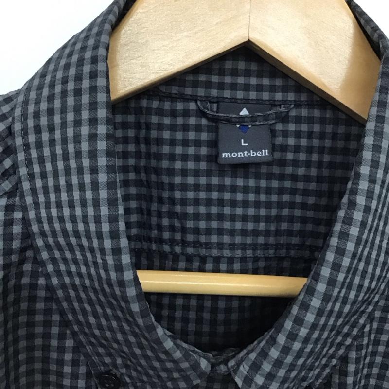 モンベル mont-bell シャツ、ブラウス 長袖 長袖シャツ チェックシャツ カラーシャツ ボタンダウンシャツ L チェック マルチカラー / マルチカラー / multicolor メンズ USED 古着 中古 10153916