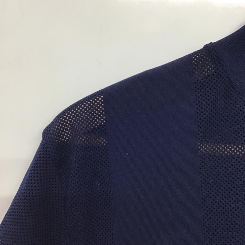 アディダス adidas Tシャツ 半袖 半袖カットソー プリントTシャツ スポーツウェア ロゴ、文字 紺 / ネイビー / navy メンズ USED 古着 中古 10153920