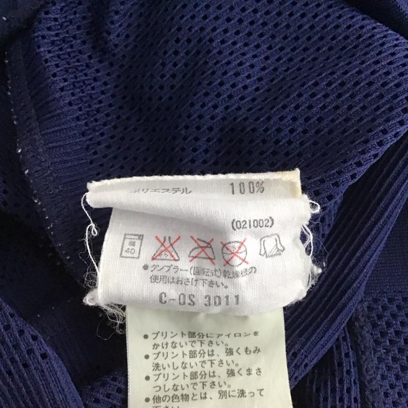 アディダス adidas Tシャツ 半袖 半袖カットソー プリントTシャツ スポーツウェア ロゴ、文字 紺 / ネイビー / navy メンズ USED 古着 中古 10153920