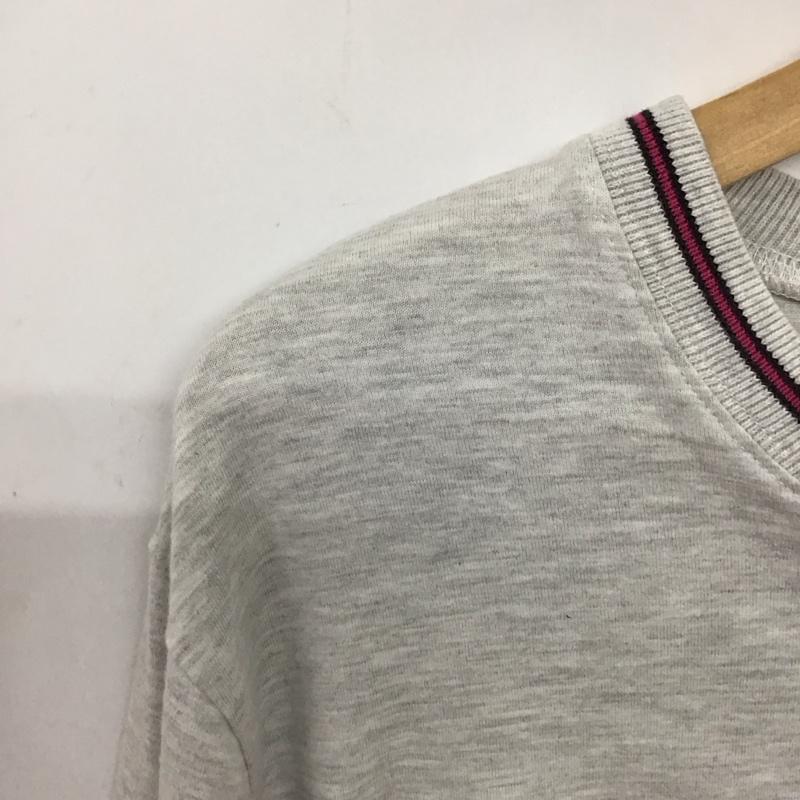 シュプリーム Supreme カットソー 長袖 長袖カットソー プリントカットソー クルーネック M ロゴ、文字 灰 / グレー / gray メンズ USED 古着 中古 10153922