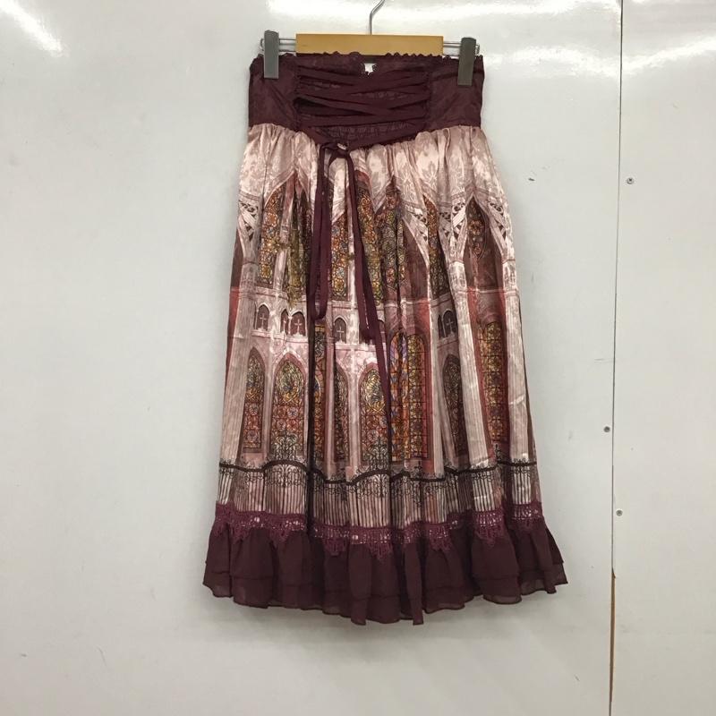 アクシーズファム axes femme スカート ミニスカート M 総柄 マルチカラー / マルチカラー / multicolor レディース USED 古着 中古 10153923