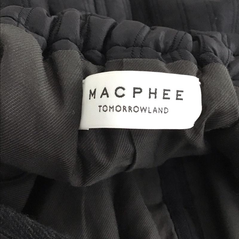 マカフィー MACPHEE スカート ミニスカート 34 無地 黒 / ブラック / black レディース USED 古着 中古 10153925