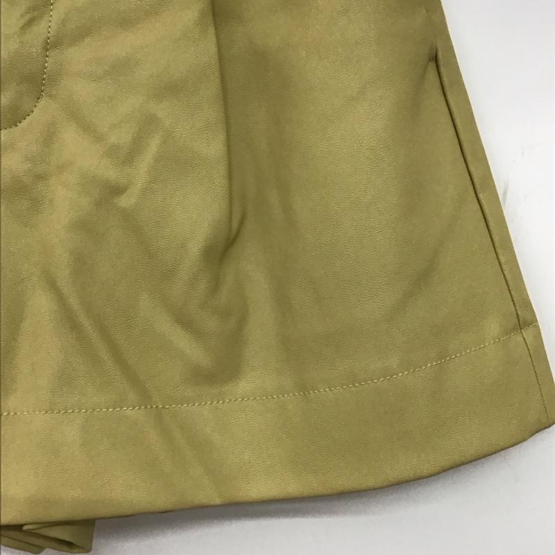 マウジー MOUSSY パンツ ショートパンツ 010GSA30-2300 F/LEATHER HW HALF パンツ 1 無地 ベージュ / ベージュ / beige レディース USED 古着 中古 10153927