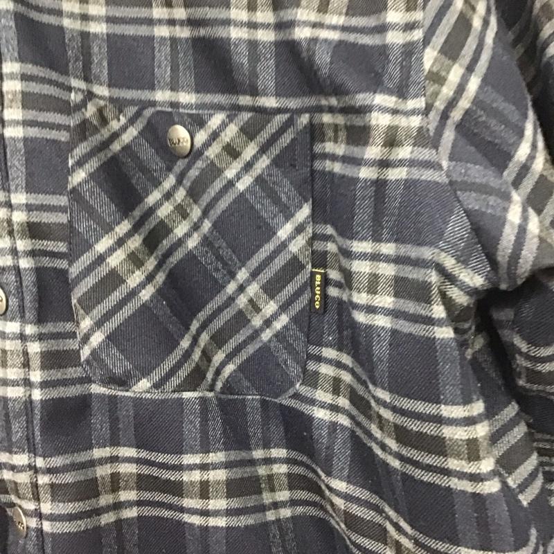 ブルコワークガーメント BLUCO WORK GARMENT ジャケット、上着 ジャンパー、ブルゾン アウター フロントボタン カラージャケット XL チェック マルチカラー / マルチカラー / multicolor メンズ USED 古着 中古 10153928