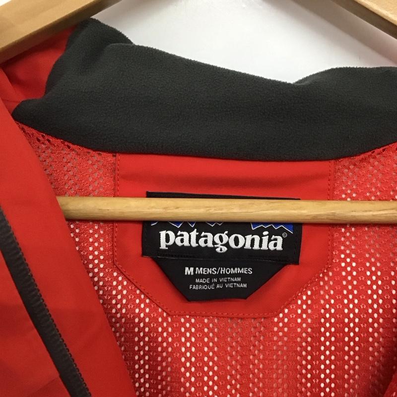 パタゴニア patagonia ジャケット、上着 ジャンパー、ブルゾン 30941fa15 スノーショットジャケット マウンテンパーカー M ロゴ、文字 茶 / ブラウン / brown X 赤 / レッド / red メンズ USED 古着 中古 10153931