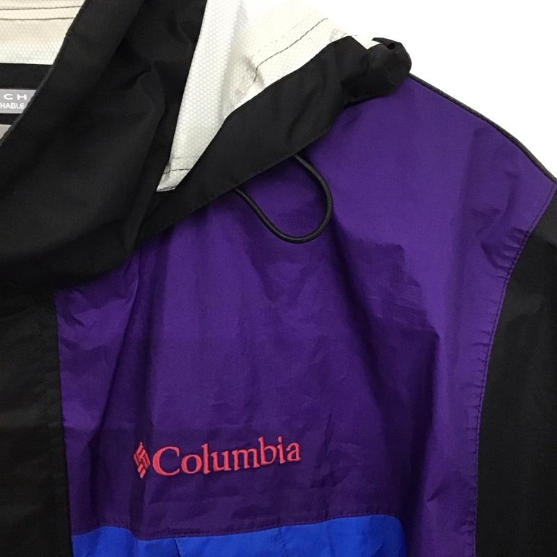 コロンビア Columbia ジャケット、上着 ジャンパー、ブルゾン ジップアップジャケット ナイロンジャケット アウター L ロゴ、文字 マルチカラー / マルチカラー / multicolor メンズ USED 古着 中古 10153932