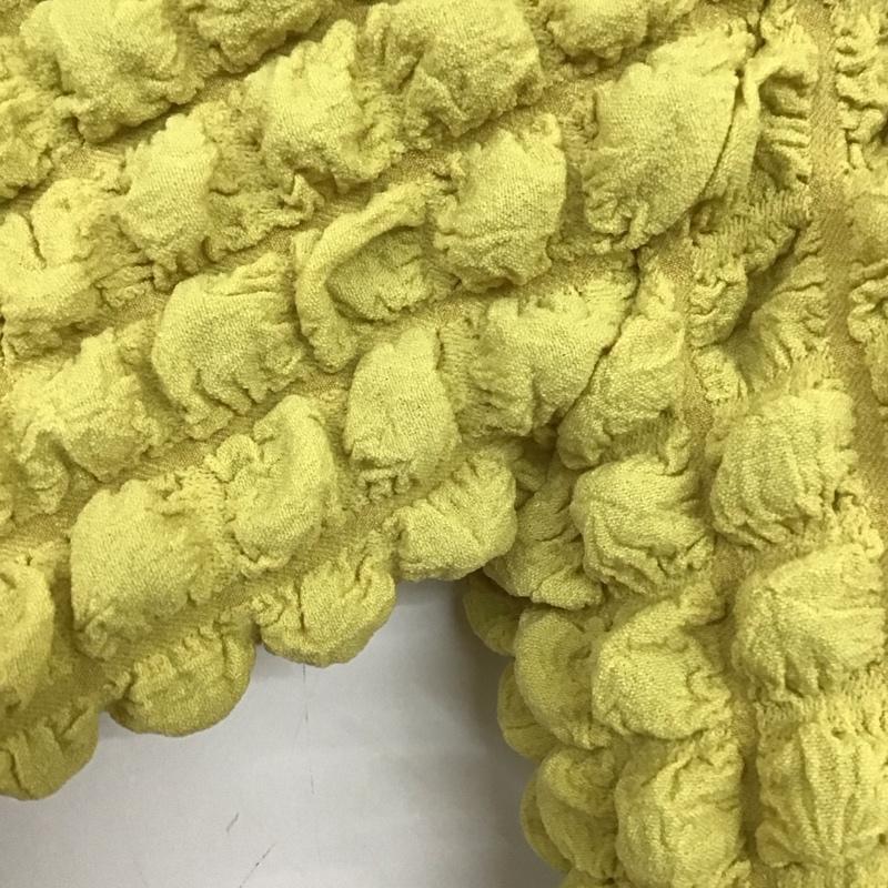 リエディ Re:EDIT カーディガン 長袖 L 無地 黄 / イエロー / yellow レディース USED 古着 中古 10153933