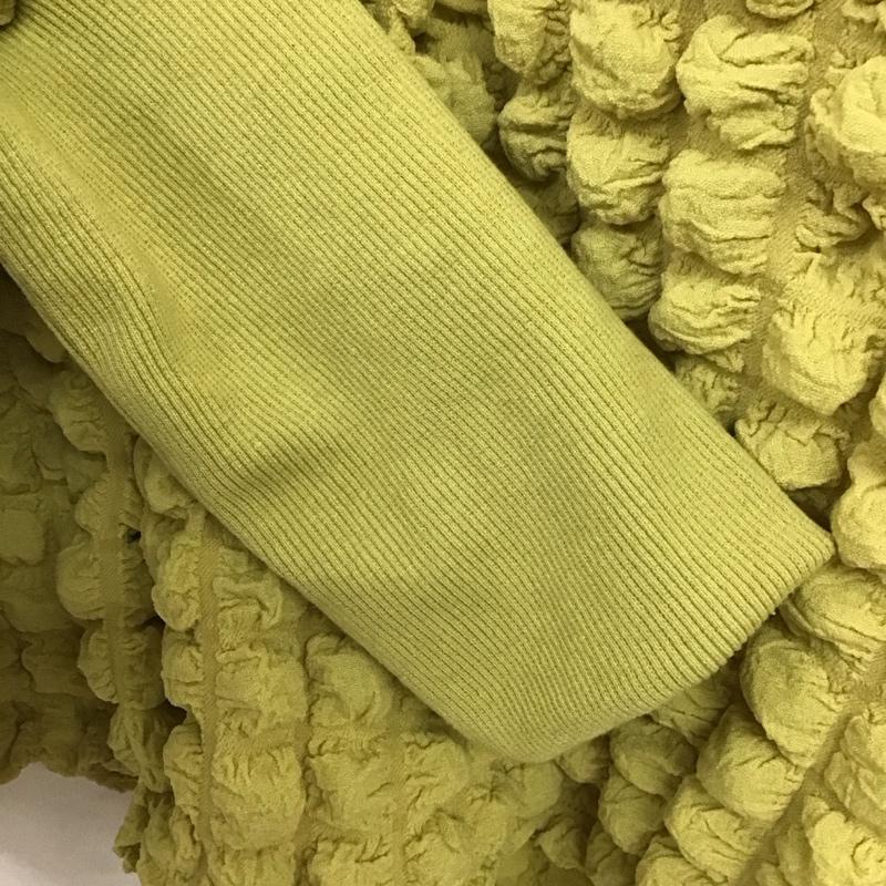 リエディ Re:EDIT カーディガン 長袖 L 無地 黄 / イエロー / yellow レディース USED 古着 中古 10153933