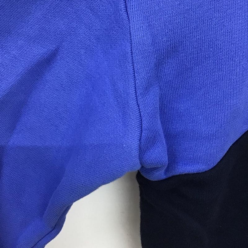 ニコアンド niko and... トレーナー 長袖 無地 白 / ホワイト / white X 紺 / ネイビー / navy レディース USED 古着 中古 10153936