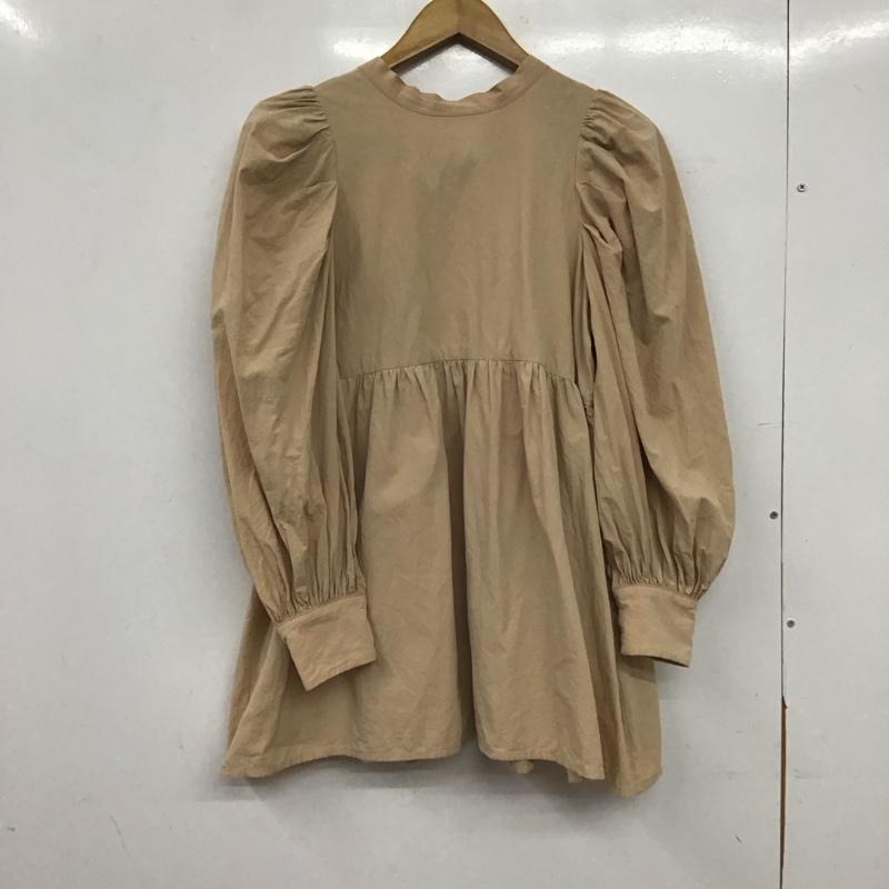 アルシーヴ archives カットソー 長袖 無地 ベージュ / ベージュ / beige レディース USED 古着 中古 10153938