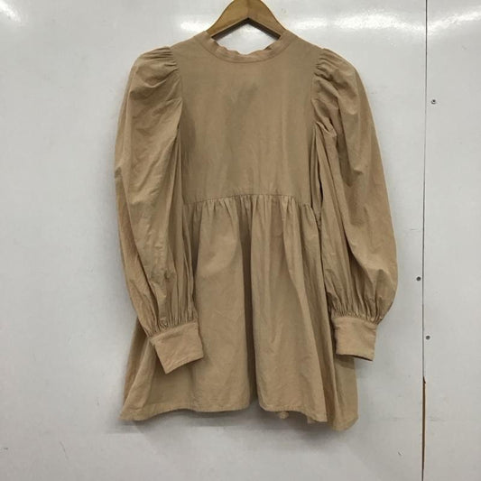 アルシーヴ archives カットソー 長袖 無地 ベージュ / ベージュ / beige レディース USED 古着 中古 10153938