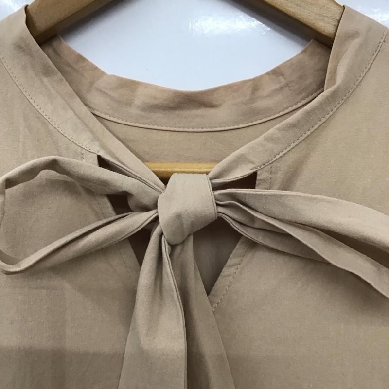 アルシーヴ archives カットソー 長袖 無地 ベージュ / ベージュ / beige レディース USED 古着 中古 10153938