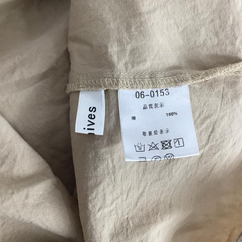 アルシーヴ archives カットソー 長袖 無地 ベージュ / ベージュ / beige レディース USED 古着 中古 10153938