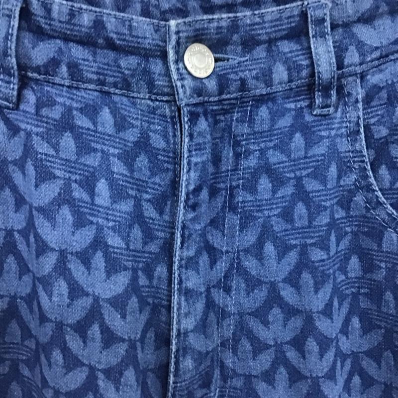アディダス adidas パンツ デニム、ジーンズ ix6720 MonogramPants デニムパンツ L プリント インディゴ / インディゴ / Indigo メンズ USED 古着 中古 10153940