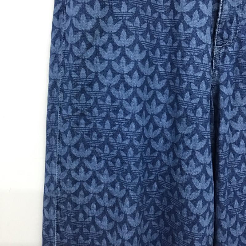 アディダス adidas パンツ デニム、ジーンズ ix6720 MonogramPants デニムパンツ L プリント インディゴ / インディゴ / Indigo メンズ USED 古着 中古 10153940