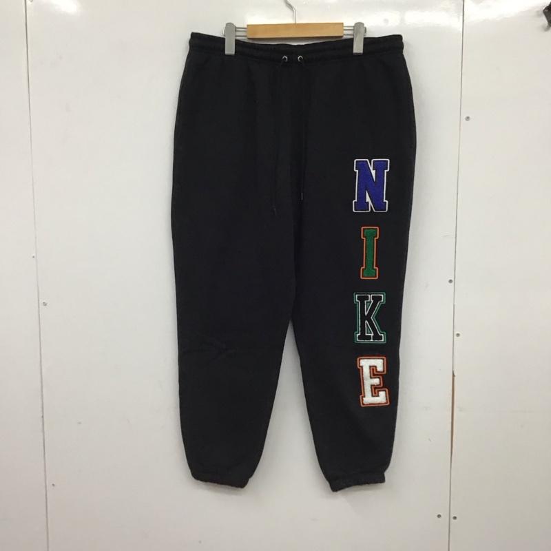 ナイキ NIKE パンツ ワークパンツ、ペインターパンツ fz0882-010 クラブカフジョガーパンツ スウェットパンツ XXL ロゴ、文字 黒 / ブラック / black メンズ USED 古着 中古 10153942