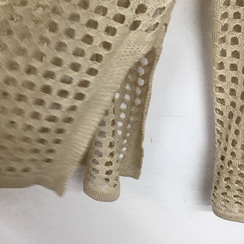 パブリュクス PUBLUX カットソー 長袖 FREE 無地 ベージュ / ベージュ / beige レディース USED 古着 中古 10153943