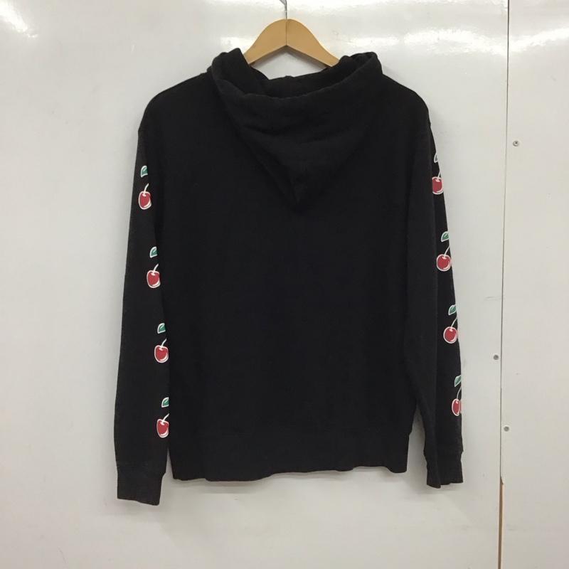 ミルクフェド MILKFED. パーカー 長袖 S 無地 黒 / ブラック / black レディース USED 古着 中古 10153944