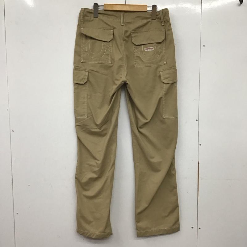 トゥルーレリジョン TRUE RELIGION パンツ ワークパンツ、ペインターパンツ カーゴパンツ ミリタリーパンツ ワイドパンツ 30インチ 無地 ベージュ / ベージュ / beige メンズ USED 古着 中古 10153945