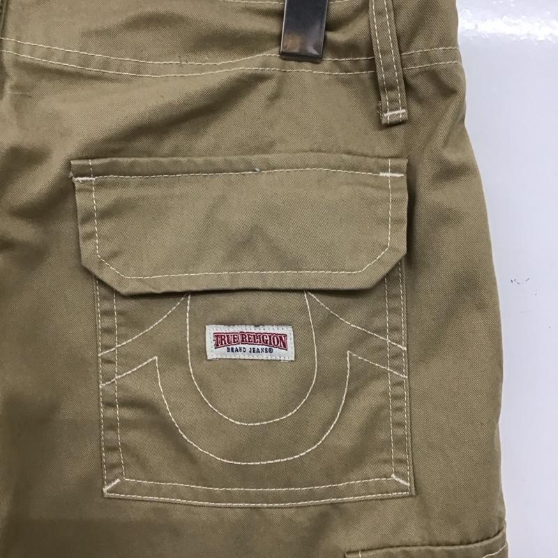 トゥルーレリジョン TRUE RELIGION パンツ ワークパンツ、ペインターパンツ カーゴパンツ ミリタリーパンツ ワイドパンツ 30インチ 無地 ベージュ / ベージュ / beige メンズ USED 古着 中古 10153945