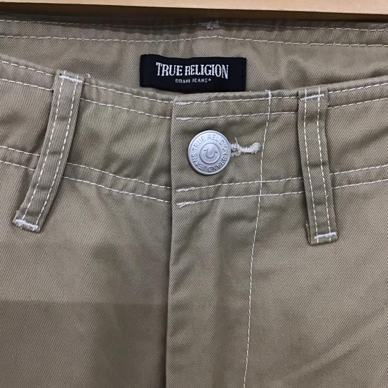 トゥルーレリジョン TRUE RELIGION パンツ ワークパンツ、ペインターパンツ カーゴパンツ ミリタリーパンツ ワイドパンツ 30インチ 無地 ベージュ / ベージュ / beige メンズ USED 古着 中古 10153945