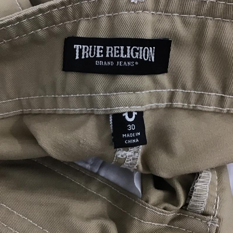 トゥルーレリジョン TRUE RELIGION パンツ ワークパンツ、ペインターパンツ カーゴパンツ ミリタリーパンツ ワイドパンツ 30インチ 無地 ベージュ / ベージュ / beige メンズ USED 古着 中古 10153945
