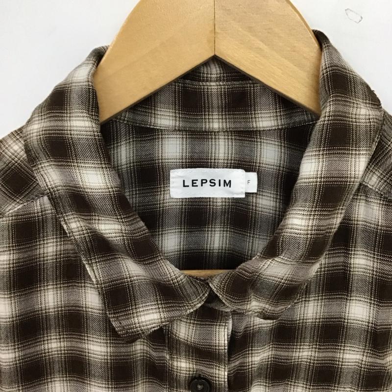レプシィム LEPSIM シャツ、ブラウス 長袖 FREE チェック マルチカラー / マルチカラー / multicolor レディース USED 古着 中古 10153946