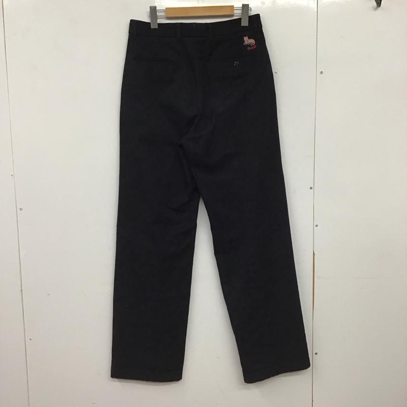 グッチ GUCCI パンツ ワークパンツ、ペインターパンツ チノパン ワイドパンツ カジュアルパンツ 46インチ ロゴ、文字 黒 / ブラック / black メンズ USED 古着 中古 10153948