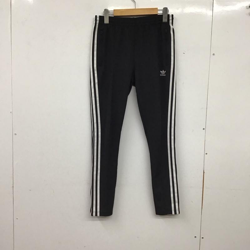 アディダス adidas パンツ ワークパンツ、ペインターパンツ ce2400 クラシックトラックパンツ ジャージ L ロゴ、文字 黒 / ブラック / black メンズ USED 古着 中古 10153952