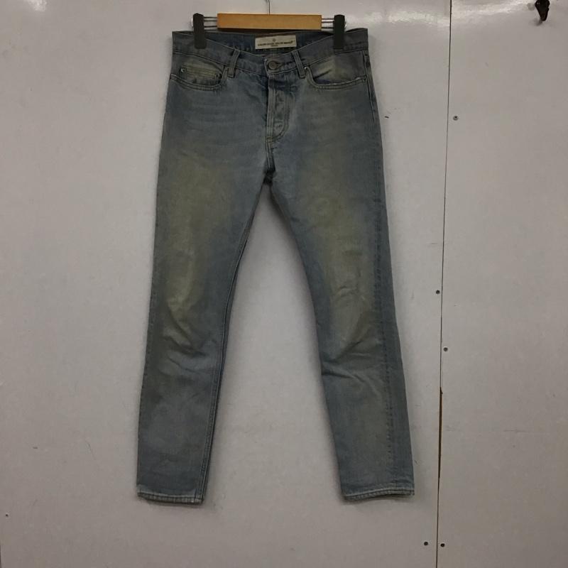 ゴールデングースデラックスブランド GOLDEN GOOSE DELUXE BRAND パンツ デニム、ジーンズ デニムパンツ スリムパンツ カジュアルパンツ 26インチ ダメージ加工 インディゴ / インディゴ / Indigo メンズ USED 古着 中古 10153954