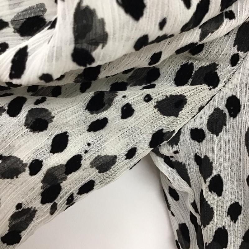 ザラ ZARA ワンピース ミニスカート S 総柄 白 / ホワイト / white X 黒 / ブラック / black レディース USED 古着 中古 10153955