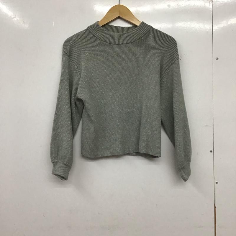 アルシーヴ archives ニット、セーター 長袖 M 無地 灰 / グレー / gray レディース USED 古着 中古 10153957