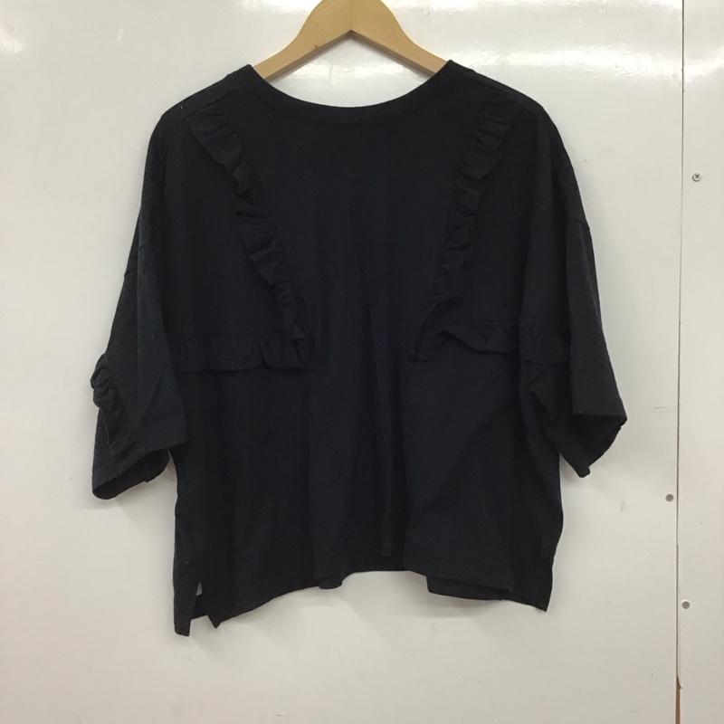 ニコアンド niko and... カットソー 半袖 M 無地 黒 / ブラック / black レディース USED 古着 中古 10153961
