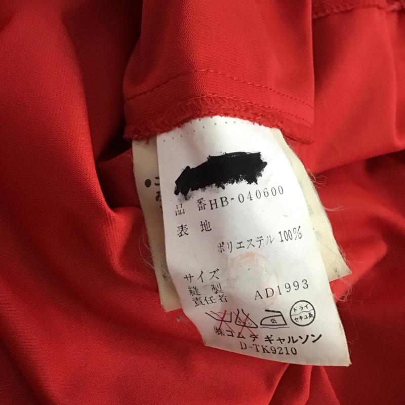コムデギャルソンオム COMME des GARCONS HOMME ジャケット、上着 ジャンパー、ブルゾン ジップアップジャケット アウター カラージャケット 無地 赤 / レッド / red メンズ USED 古着 中古 10153962
