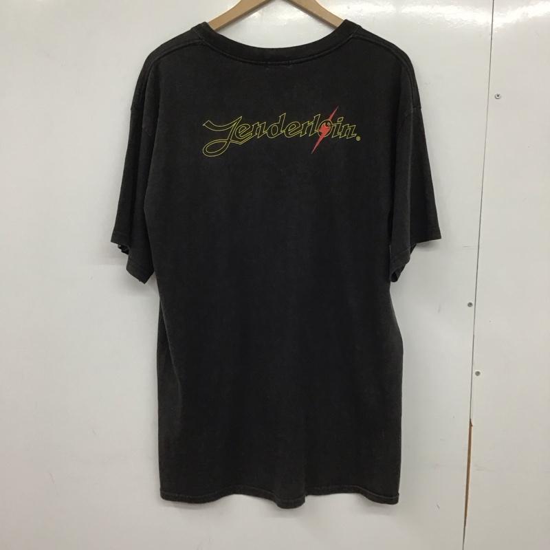 テンダーロイン TENDERLOIN Tシャツ 半袖 半袖カットソー プリントTシャツ クルーネックカットソー L ロゴ、文字 ダークグレー / ダークグレー / メンズ USED 古着 中古 10153963