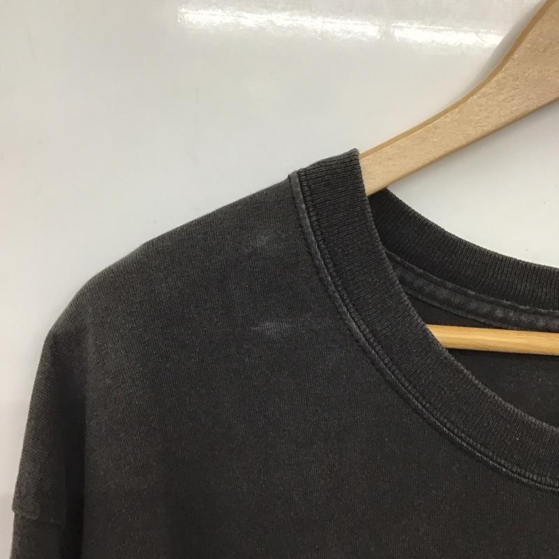 テンダーロイン TENDERLOIN Tシャツ 半袖 半袖カットソー プリントTシャツ クルーネックカットソー L ロゴ、文字 ダークグレー / ダークグレー / メンズ USED 古着 中古 10153963