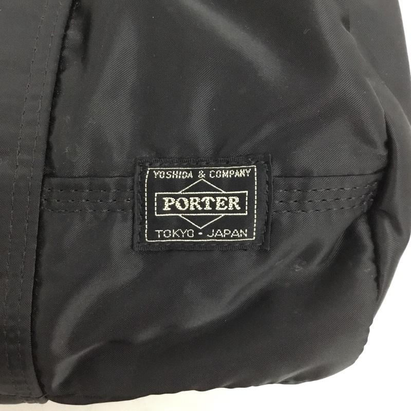 ポーター PORTER ボストンバッグ ボストンバッグ ミニボストン タンカー ロゴ、文字 黒 / ブラック / black メンズ USED 古着 中古 10153965
