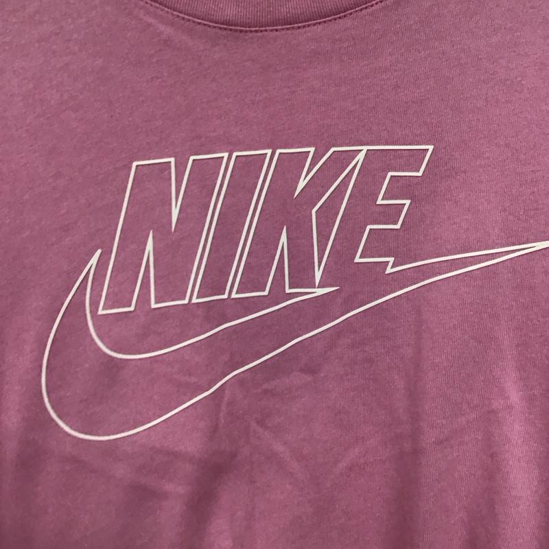 ナイキ NIKE Tシャツ 半袖 L ロゴ、文字 X プリント 桃 / ピンク / pink メンズ USED 古着 中古 10153966