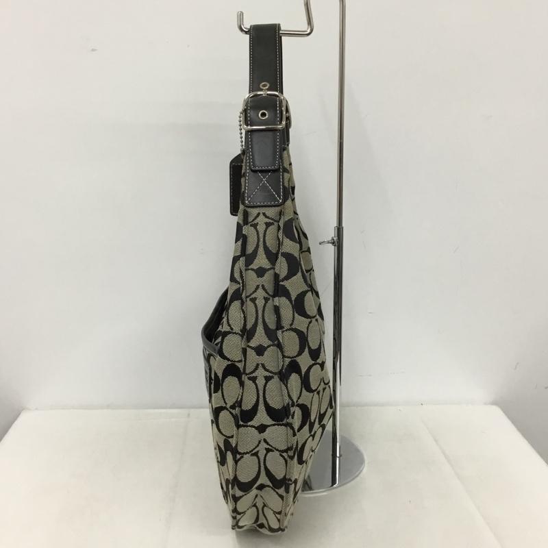 コーチ COACH トートバッグ トートバッグ 6070 シグネチャー ワンショルダー 総柄 黒 / ブラック / black レディース USED 古着 中古 10153969