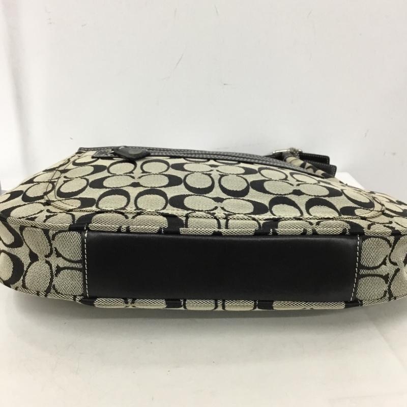 コーチ COACH トートバッグ トートバッグ 6070 シグネチャー ワンショルダー 総柄 黒 / ブラック / black レディース USED 古着 中古 10153969