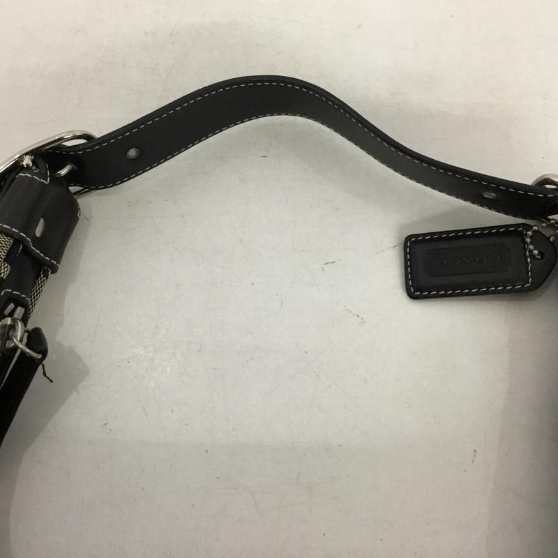 コーチ COACH トートバッグ トートバッグ 6070 シグネチャー ワンショルダー 総柄 黒 / ブラック / black レディース USED 古着 中古 10153969