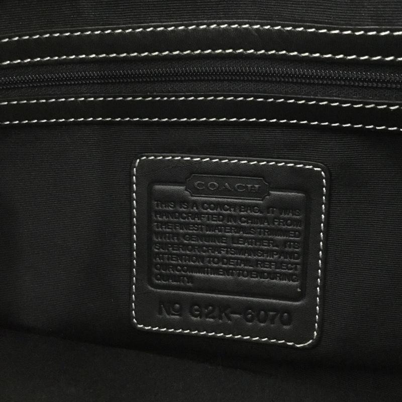 コーチ COACH トートバッグ トートバッグ 6070 シグネチャー ワンショルダー 総柄 黒 / ブラック / black レディース USED 古着 中古 10153969