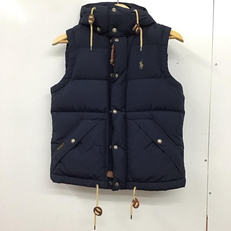ポロバイラルフローレン Polo by RALPH LAUREN ベスト ベスト 211571026001 XS 無地 紺 / ネイビー / navy メンズ USED 古着 中古 10153971
