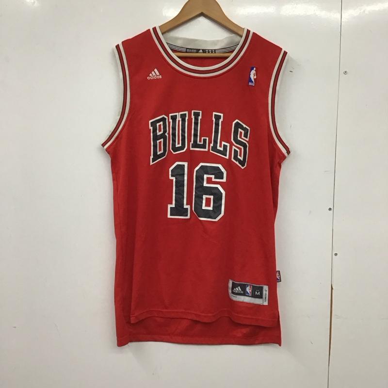 アディダス adidas タンクトップ タンクトップ スポーツウェア ユニフォーム タンクトップ M ロゴ、文字 赤 / レッド / red メンズ USED 古着 中古 10153972