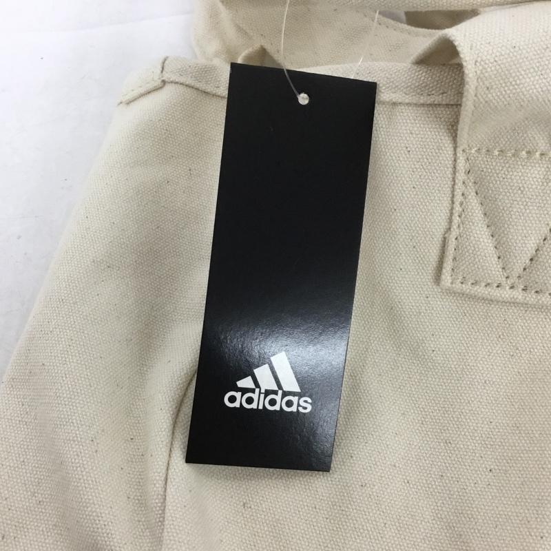 アディダス adidas トートバッグ トートバッグ GN8872 キャンバストート ロゴ、文字 アイボリー / アイボリー / メンズ USED 古着 中古 10153973