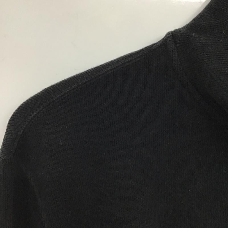 ポロバイラルフローレン Polo by RALPH LAUREN ニット、セーター 長袖 長袖ニットカットソー ジップアップネック セーター M ロゴ、文字 黒 / ブラック / black メンズ USED 古着 中古 10153974