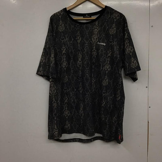 サブサエティ Subciety Tシャツ 半袖 半袖カットソー プリントTシャツ クルーネックカットソー XL プリント マルチカラー / マルチカラー / multicolor メンズ USED 古着 中古 10153975