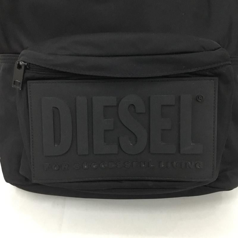 ディーゼル DIESEL リュックサック、デイパック リュックサック、デイバッグ ラバーパッチ ロゴ、文字 黒 / ブラック / black メンズ USED 古着 中古 10153978