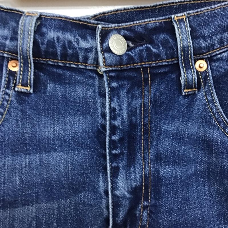 リーバイストラウスアンドコー Levi Strauss & co. パンツ デニム、ジーンズ デニムパンツ スリムパンツ カジュアルパンツ ストレッチパンツ 31インチ 無地 インディゴ / インディゴ / Indigo メンズ USED 古着 中古 10153980
